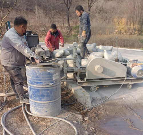 永善路面下沉注浆
